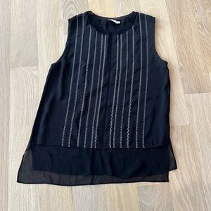 XS Black sleeveless Vince shirt
